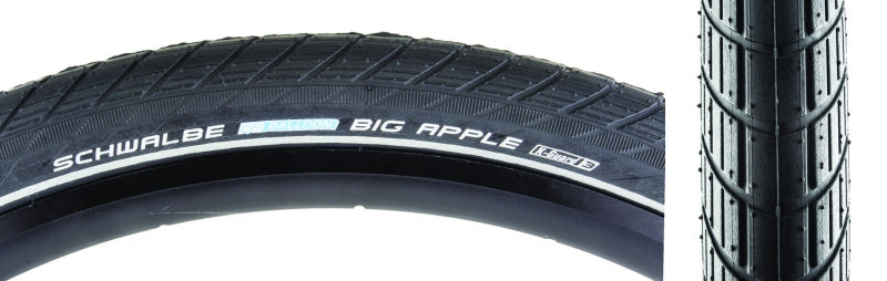 Schwalbe Big Apple Tire - 700 x 50 Clincher Wire BLK/Reflective Active SBC K-Guard-Goodwynn&#39;sGoodwynn&#39;s