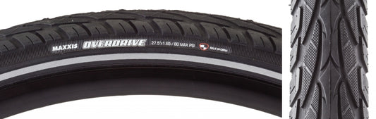 Maxxis Overdrive Tire - 27.5 x 1.65 Clincher Wire BLK/Reflective Single Silk Worm-Goodwynn's