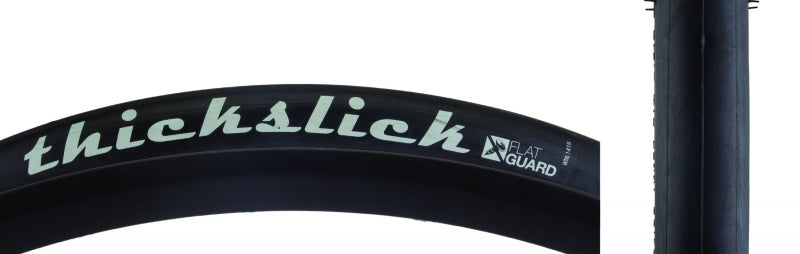 WTB ThickSlick Tire - 700 x 25 Clincher Wire Black Flat Guard-Goodwynn&#39;sGoodwynn&#39;s