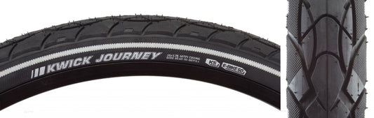 Kenda Kwick Journey Tire - 26 x 1.75 Clincher Wire Black/Reflective 60tpi KS-Goodwynn's