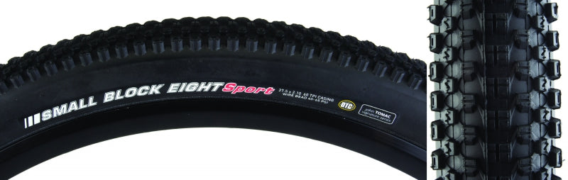 Kenda Small Block 8 Sport Tire - 26 x 2.1 Clincher Wire Black-Goodwynn&#39;sGoodwynn&#39;s