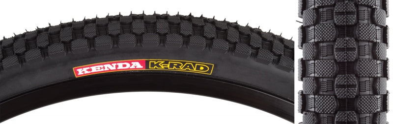 Kenda K-Rad Tire - 24 x 1.95 Clincher Wire Black-Goodwynn&#39;sGoodwynn&#39;s