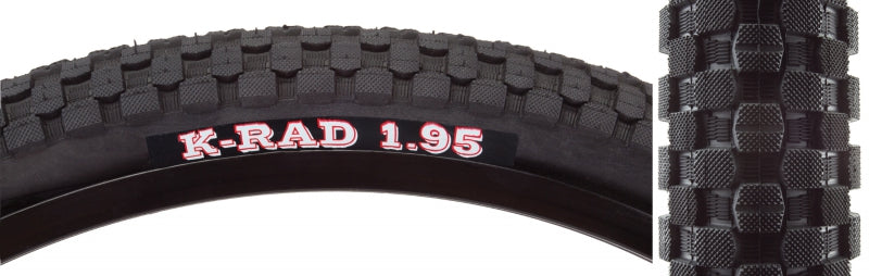 Kenda K-Rad Tire - 20 x 1.95 Clincher Wire Black-Goodwynn&#39;sGoodwynn&#39;s