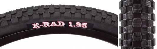 Kenda K-Rad Tire - 20 x 1.95 Clincher Wire Black-Goodwynn's