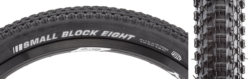 Kenda Small Block 8 Tire 20x2.10 Wire Clincher DTC 60TPI Black-Goodwynn&#39;sGoodwynn&#39;s