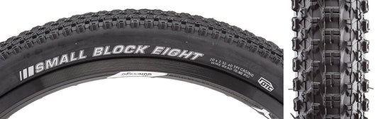 Kenda Small Block 8 Tire 20x2.10 Wire Clincher DTC 60TPI Black-Goodwynn's