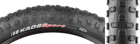 Kenda Kaos Sport Tire - 20 x 2.8 Clincher Wire Black 35tpi-Goodwynn's