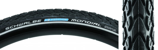 Schwalbe Marathon Mondial Tire - 26 x 2 Clincher Wire BLK RaceGuard Endurance-Goodwynn's