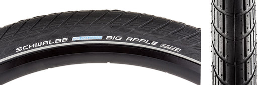 Schwalbe Big Apple Tire - 26 x 2.15 Clincher Wire Black K-Guard SBC-Goodwynn's