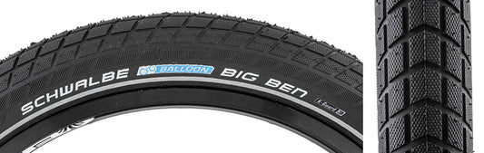 Schwalbe Big Ben Tire - 27.5 x 2 Clincher Wire Black  Active SBC K-Guard-Goodwynn's