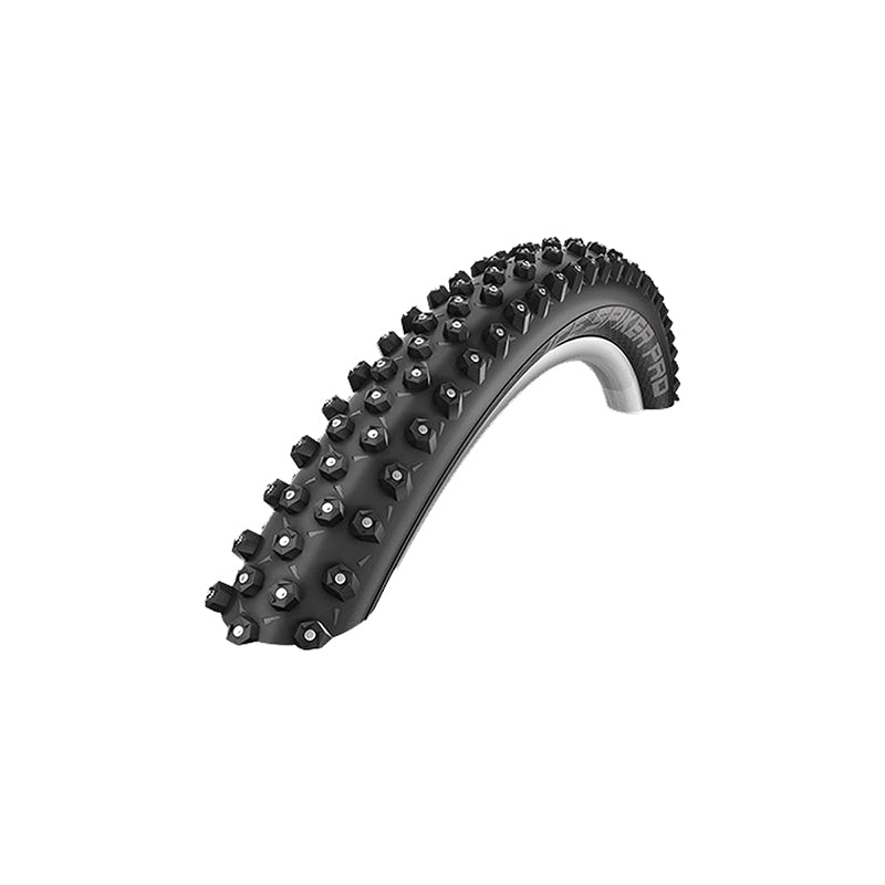 Schwalbe Ice Spiker Pro Tire 26x2.10 Wire Clincher Winter LiteSkin RaceGuard 67TPI Black