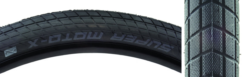 Schwalbe Super Moto-X Tire - 27.5 x 2.4 Clincher Wire BLK Performance Line GreenGuard DoubleDefense-Goodwynn&#39;sGoodwynn&#39;s