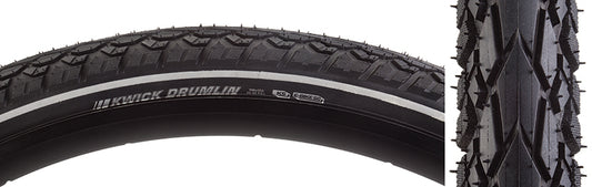 Kenda Kwick Drumlin Tire - 700 x 50 Clincher Wire Black/Reflective 60tpi-Goodwynn's