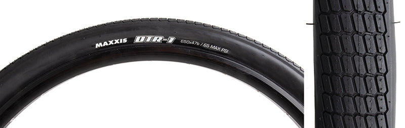 Maxxis DTR-1 Tire - 650b x 47 Clincher Wire Black Dual