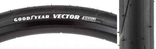 Goodyear Vector Four Seasons 700x25 Tubeless Tire-Goodwynn's