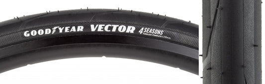 Goodyear Vector Four Seasons 700x28 Tubeless Tire-Goodwynn's