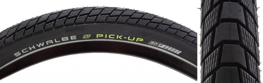 Schwalbe Pick-Up Tire - 20 x 2.35 Clincher Wire BLK/Reflective Performance Line Super Defense Addix E Twin Skin E-50-Goodwynn's