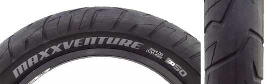 Maxxis MaxxVenture Tire - 20 x 4.00 Clincher Wire Black Ebike E-50-Goodwynn's