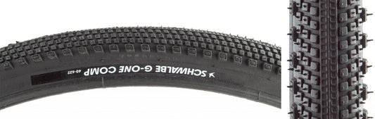 Schwalbe G-One Comp Tire - 700 x 40 Clincher Wire BLK Active Line K-Guard Green-Goodwynn's