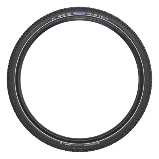 Schwalbe Marathon Plus Tour Tire - 700 x 35 Clincher Wire BLK/Reflective Performance Line SmartGuard Addix E-50-Goodwynn's