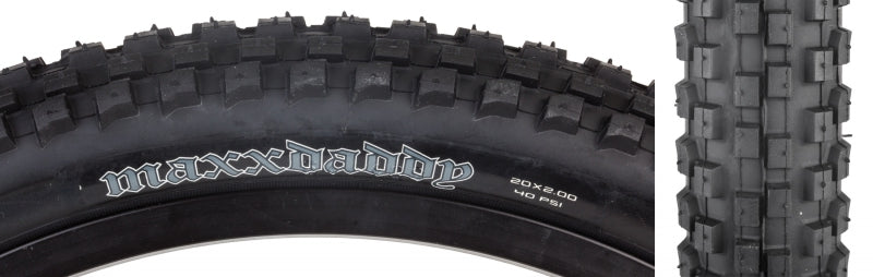 Maxxis Maxx Daddy Tire - 20 x 2 Clincher Wire Black Single-Goodwynn&#39;sGoodwynn&#39;s