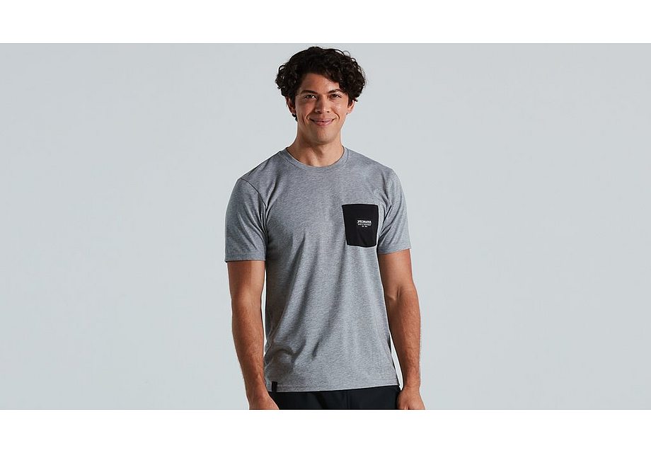 Specialized pocket tee men charcoal xs-Goodwynn&#39;sGoodwynn&#39;s