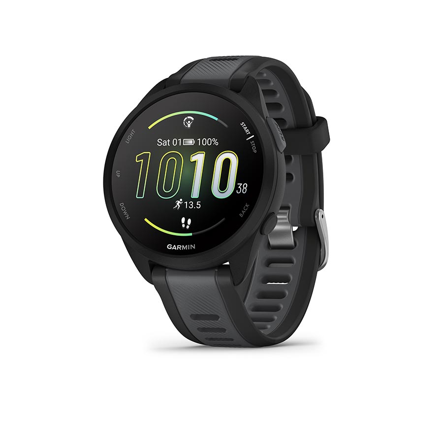 Garmin Forerunner 165 Running Watch - Black/Slate Gray