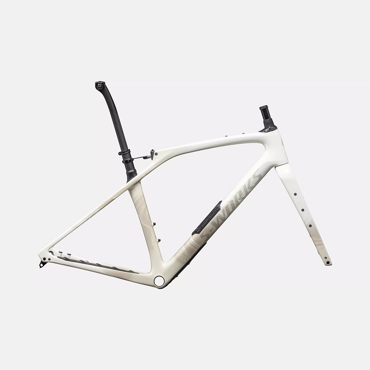 Specialized diverge str S-Works frmset gloss dune/white birch/pearl 58