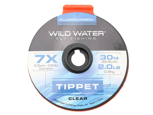 Wild Water Fly Fishing Fluorocarbon Tippet Spool 7X, 30m-Goodwynn's