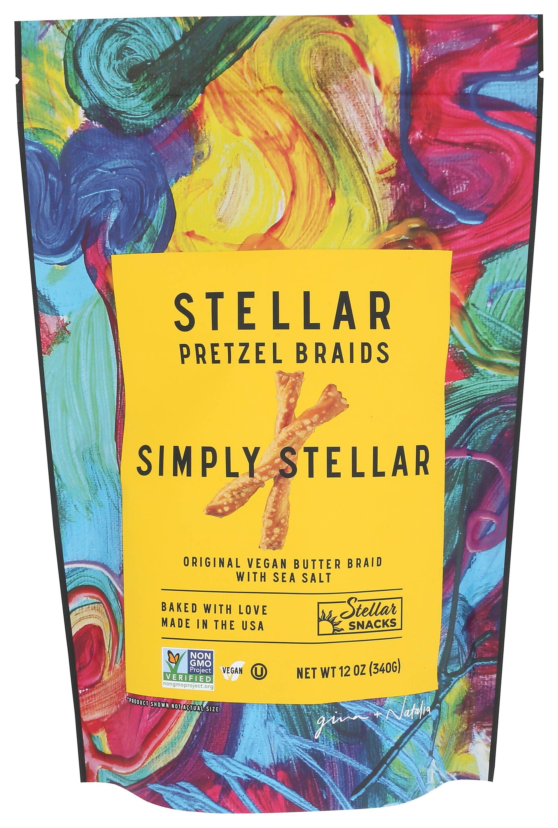 Stellar Snacks - Stellar Pretzel Braids - Simply Stellar - 12oz-Goodwynn&#39;sGoodwynn&#39;s