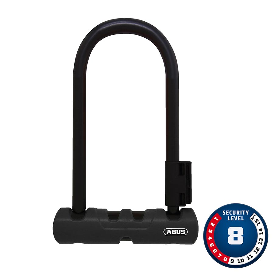 Abus Ultra 410 Mini U-Lock Key 12mm 15.0cm x 18.0cm 5.9" x 7.1" SH34 Black