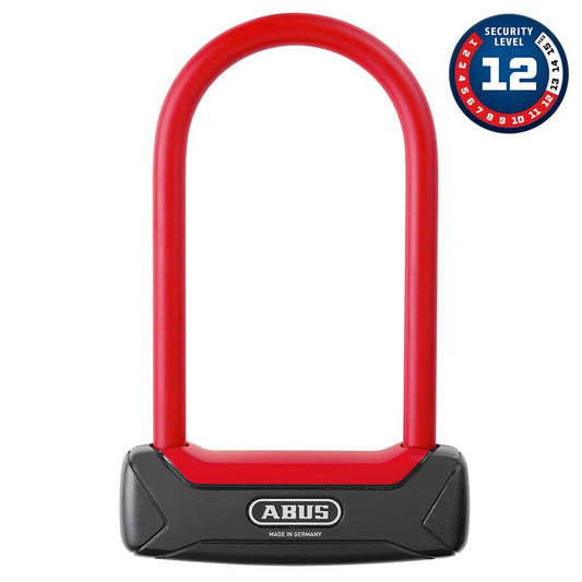 Abus Granit Plus 640 U-Lock 12mm x 83mm x 150mm (12mm x 3.3 x 5.9) Red-Goodwynn's