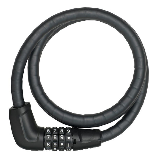 ABUS Tresorflex 6615 Combination Coiled Cable Lock 120cm x 15mm With Mount BLK-Goodwynn's