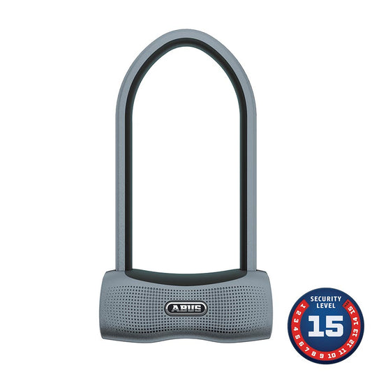 Abus 770A SmartX U-Lock Smart 160x230mm 6.3x9 Thickness in mm: 13mm Black KF Bracket-Goodwynn's