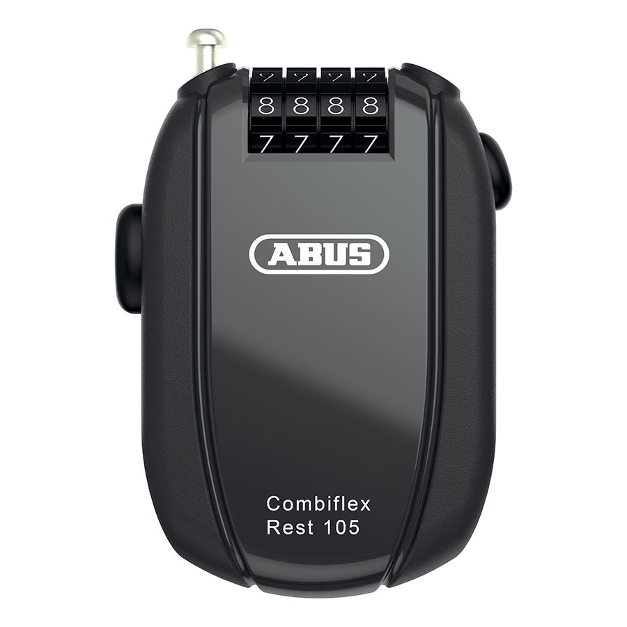 Abus  Combiflex Rest Retractable Combo Lock - 105cm Black