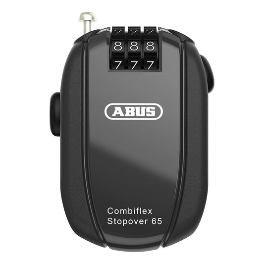 Abus  Combiflex Stopover Retractable Combo Lock - 65cm Black-Goodwynn's