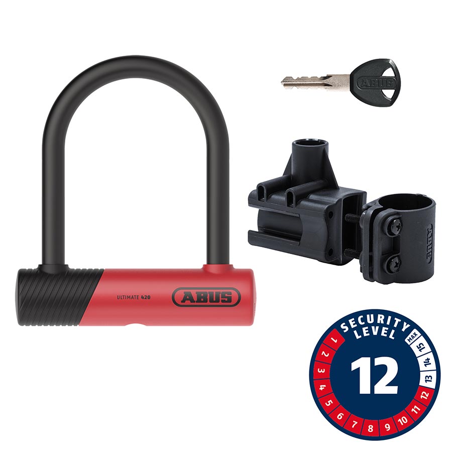 Abus 420K/150HB140 USH U-Lock - Black