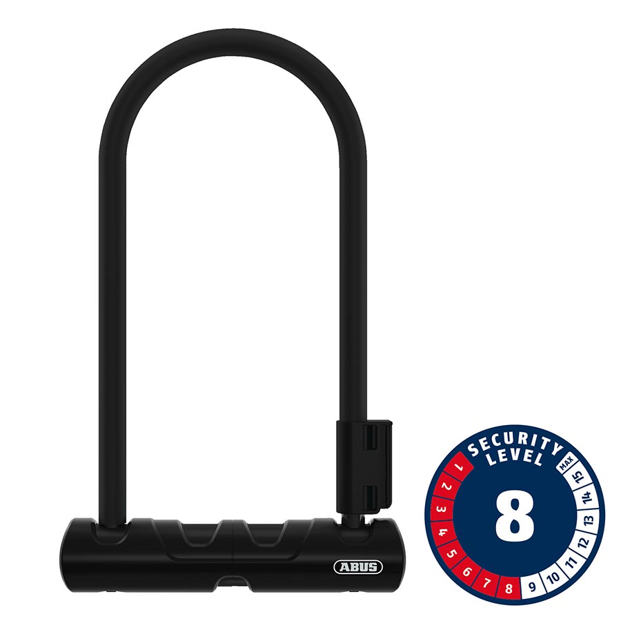 Abus Ultra 410K Mini U-Lock Key 12mm 150x180mm 5.9x7 SH34 Black