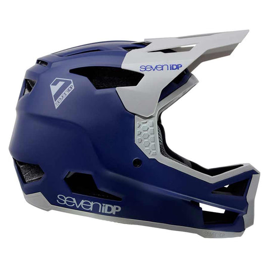 7iDP Project 23 Fiber Glass Full Face Helmet Matt Deep Space Blue/Gloss Grey S 55 - 56cm-Goodwynn's