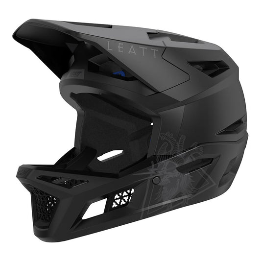 Leatt MTB Gravity 4.0 Men Full Face Helmet Stealth L 59-60cm-Goodwynn's