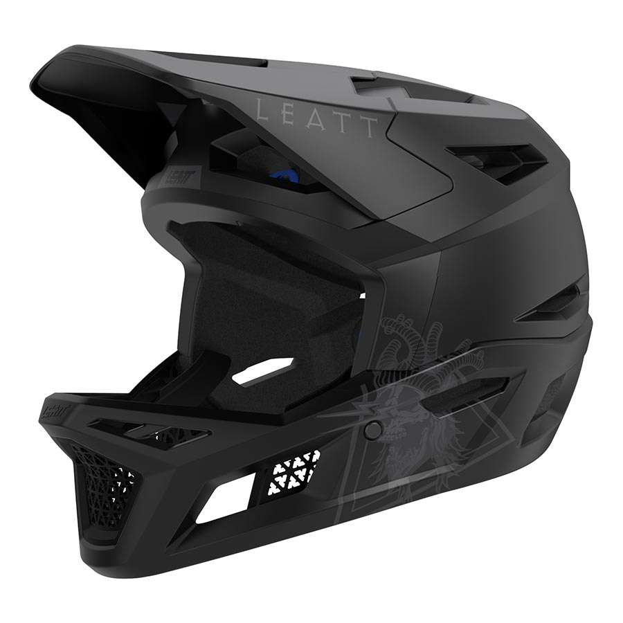 Leatt MTB Gravity 4.0 Men Full Face Helmet Stealth XL 61-62cm-Goodwynn&#39;sGoodwynn&#39;s