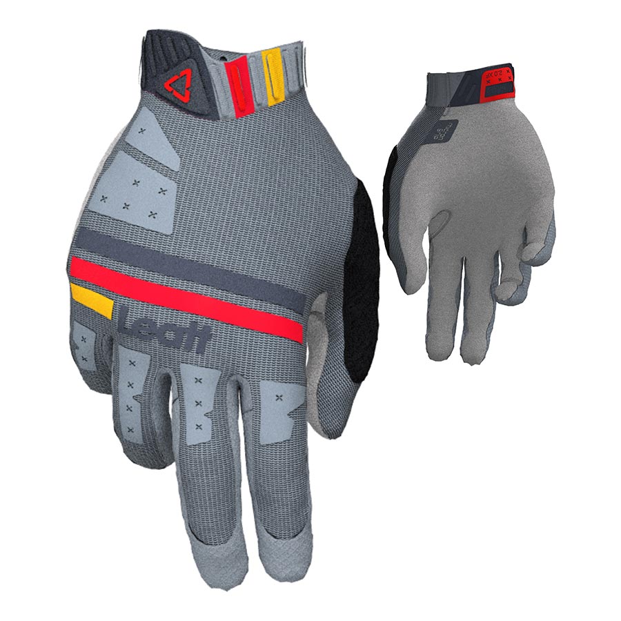 Leatt MTB 2.0 X-Flow Men Full Finger Gloves Titanium S-Goodwynn&#39;sGoodwynn&#39;s