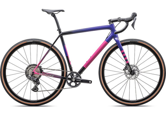 2025 Specialized crux comp bike gloss carbon/purple haze/rebel pink/birch 58-Goodwynn's