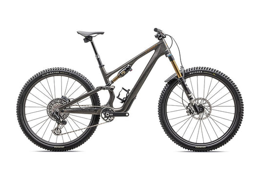 2025 Specialized Stumpjumper 15 S-Works bike satin gunmetal / clay / white mtn / dove grey / gloss bronze s1-Goodwynn's