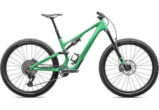 2025 Specialized Stumpjumper 15 expert bike satin electric green / satin forest green s1-Goodwynn's