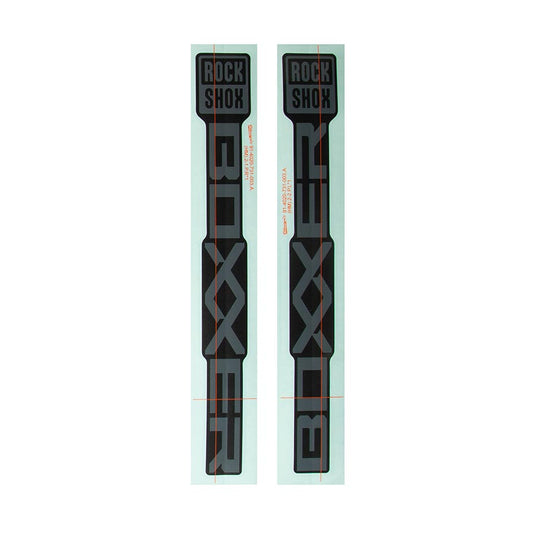 RockShox Decal Kit for BoXXer Base D1 Grey for Diffusion Black-Goodwynn's