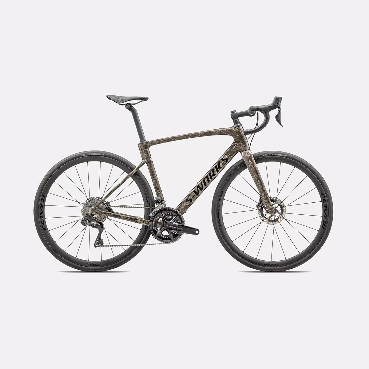 2025 Specialized roubaix S-Works di2 bike gloss toupe / gunmetal strata / charcoal 61