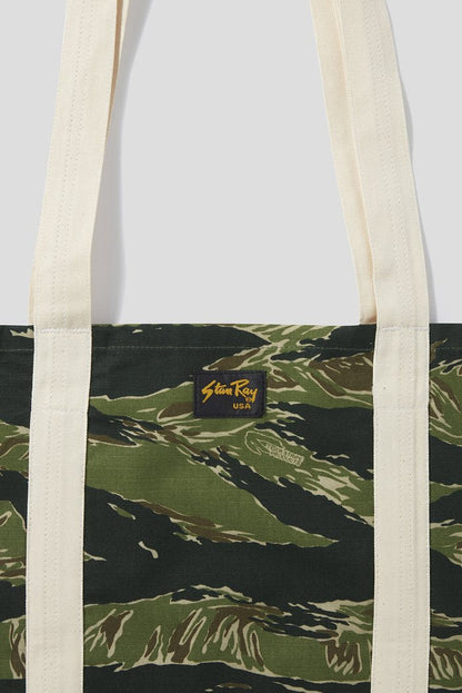 9079 TOTE BAG GREEN TIGER CAMO RIPSTOP