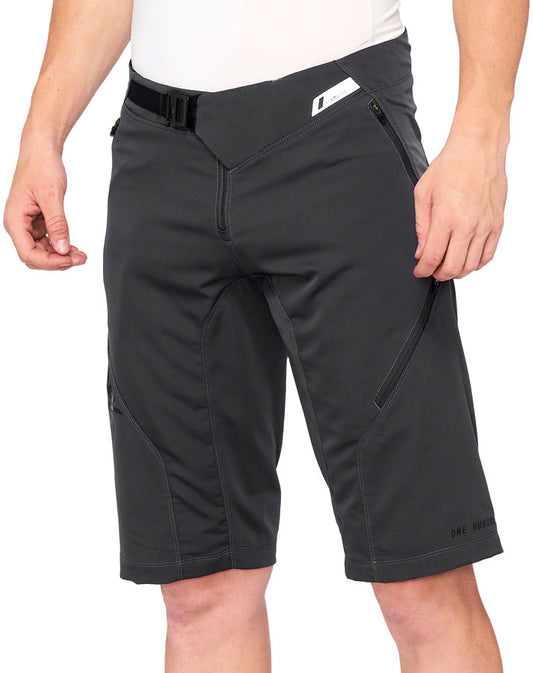 100% Airmatic Shorts - Charcoal Size 32-Goodwynn's