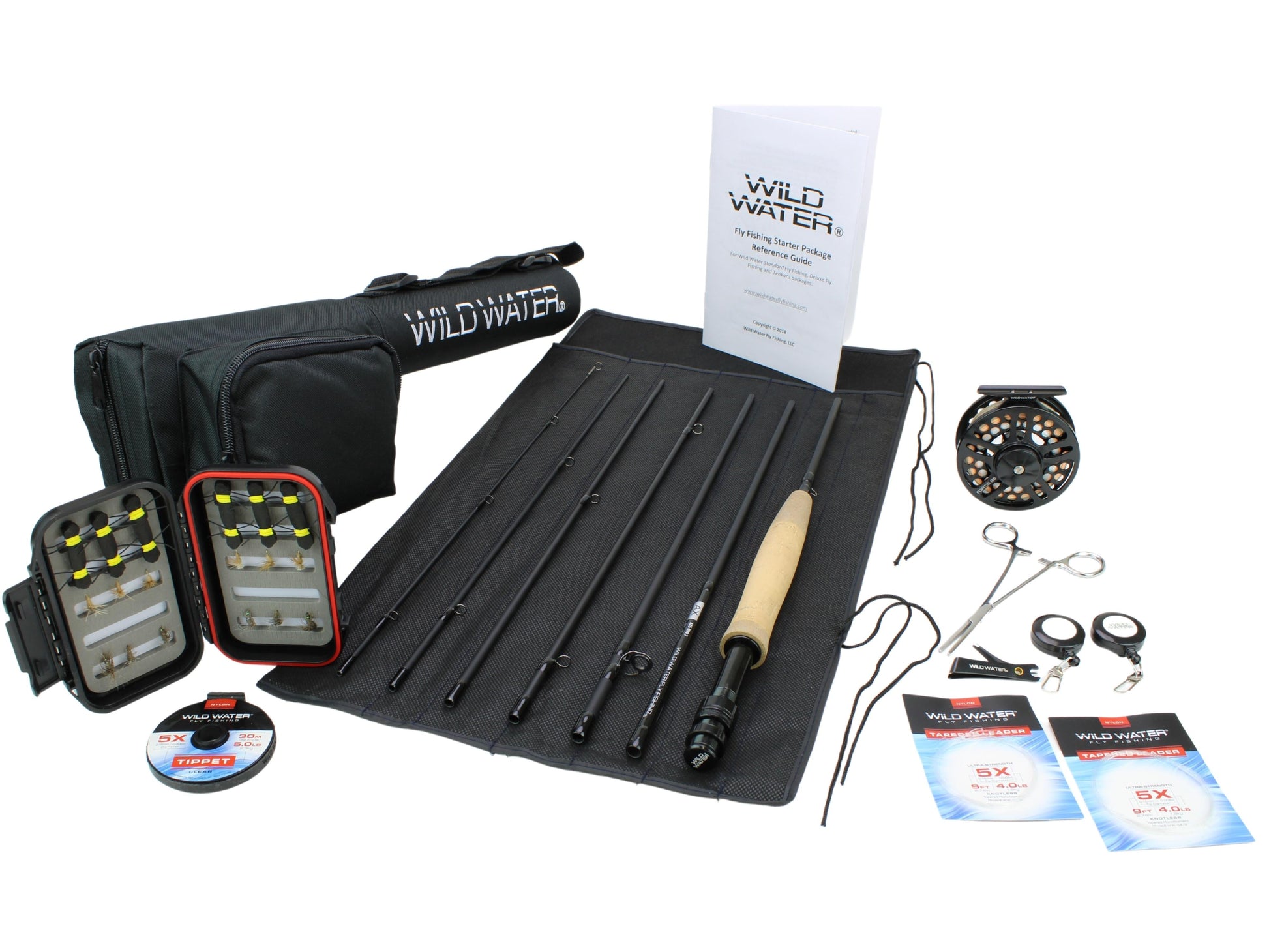 Wild Water Fly Fishing Kit with CNC Fly Reel - 9 ft 5 wt 7-piece Rod-Goodwynn&#39;sGoodwynn&#39;s